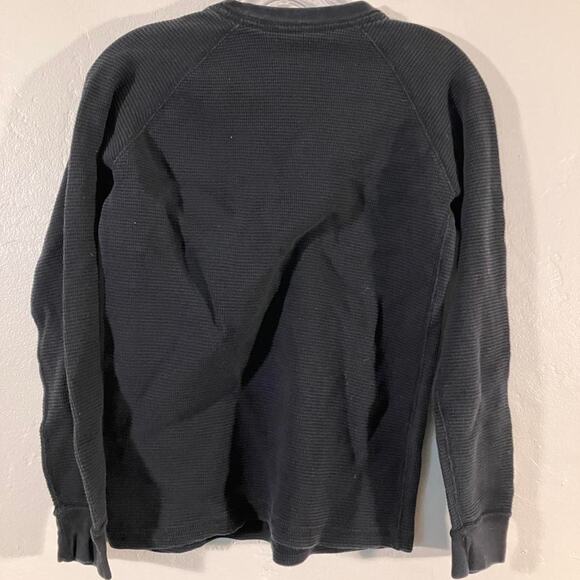 Roebuck & Co Waffle Knit Youth Crewneck Thermal Waffle Knit Shirt - Picture 4 of 5